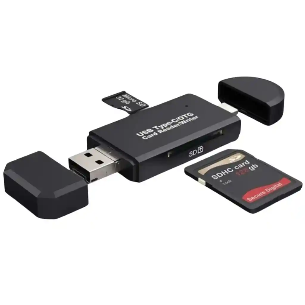 Lector De Tarjetas Sd Micro Sd Usb Tipo C Adaptador 3.0