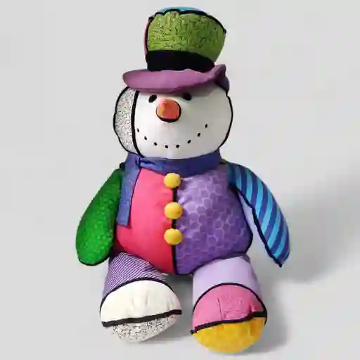 Peluche Muñeco De Nieve Original Romero Britto Ultima Unidad!