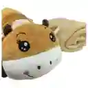 Peluche De Vaca Con Cobija Integrada: Perfecto Para Dormir Y Abrazar