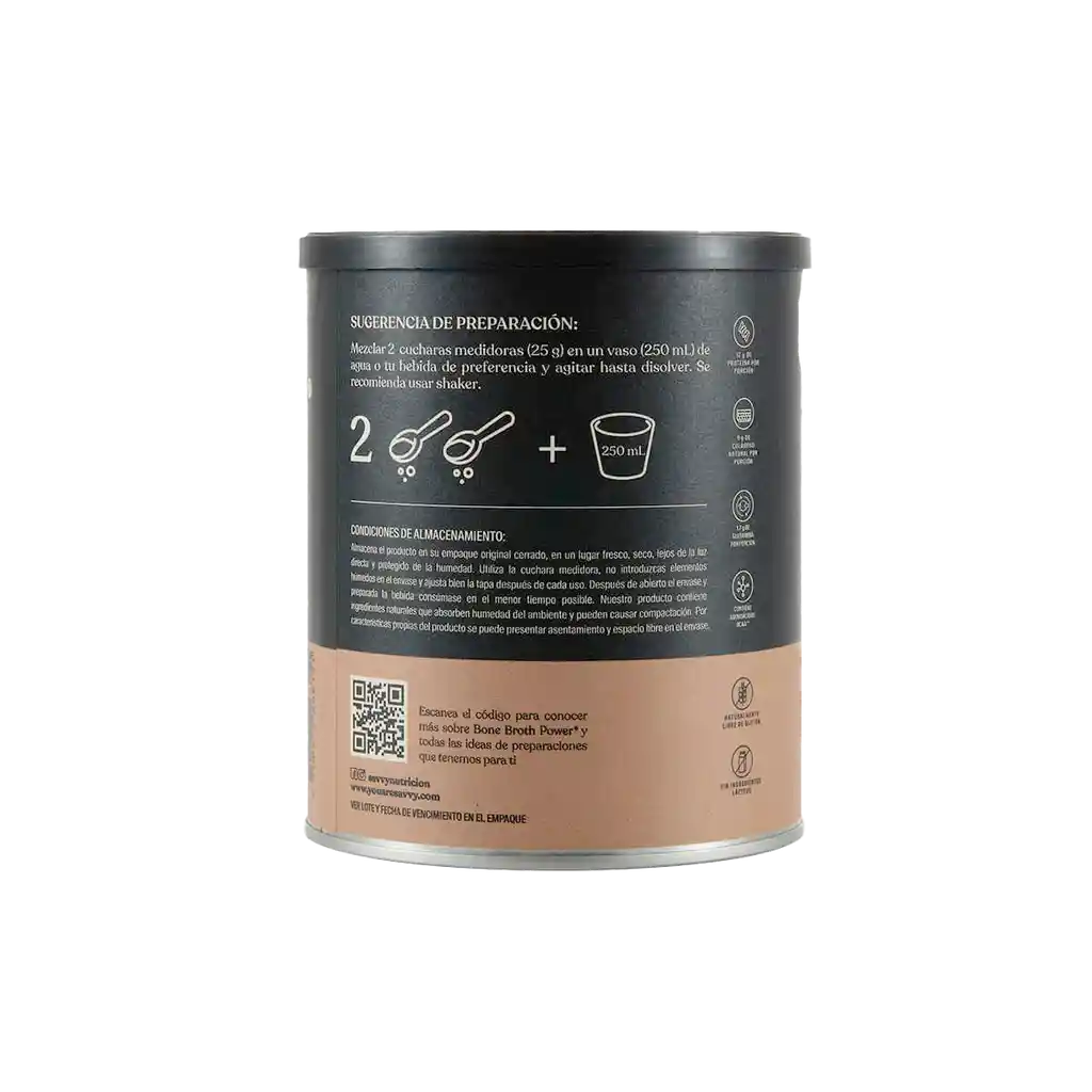 Savvy Proteína | Bone Broth Power® Chocolate Mini 280g