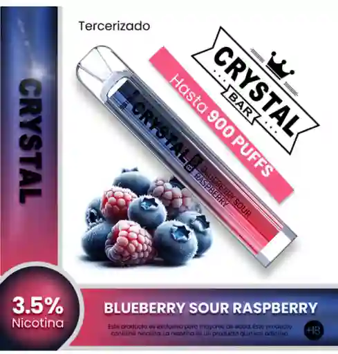 Vape Crystal Blueberry Sour Rasperry 900