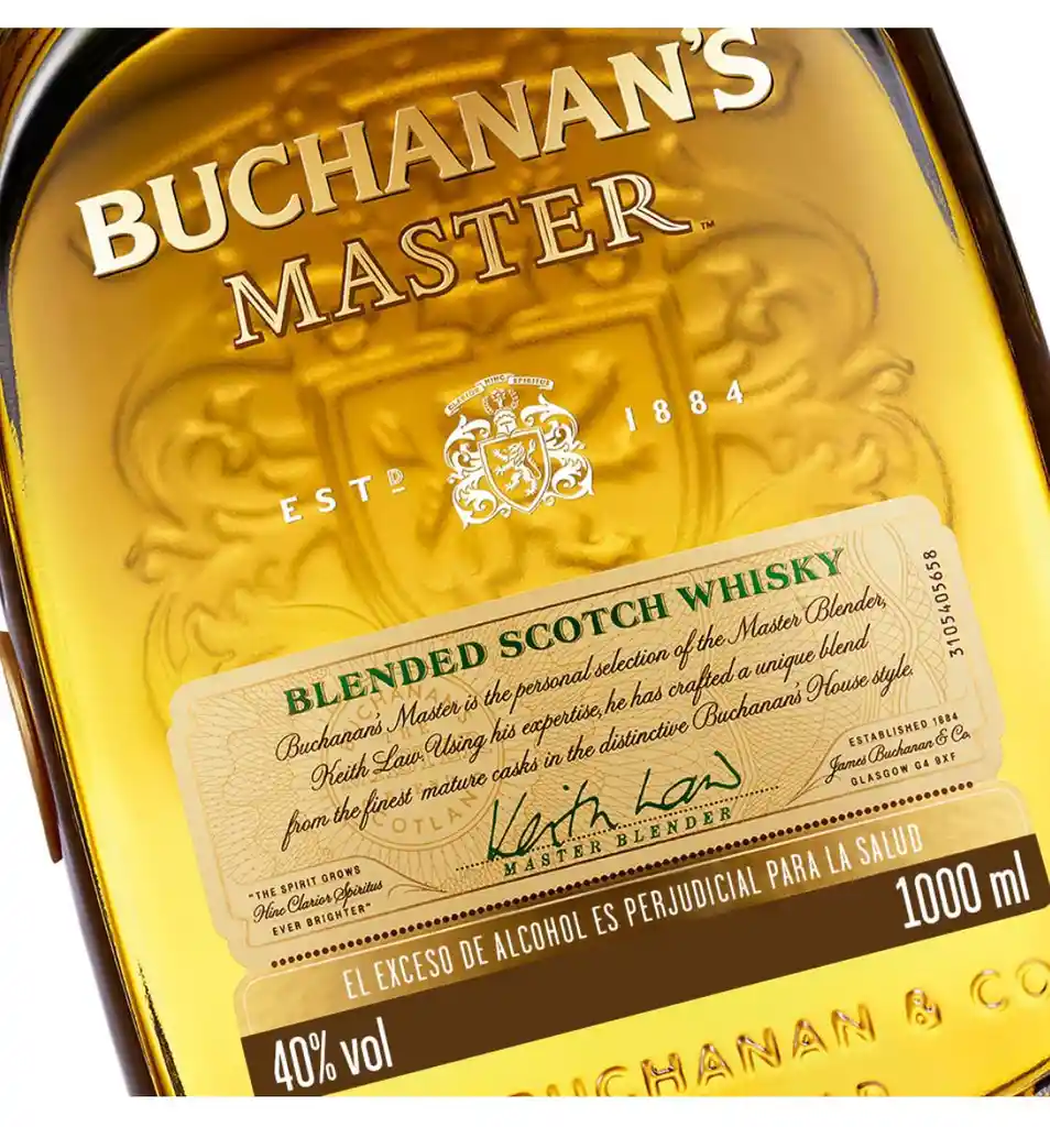 Buchanan´s Master Whisky Blended Escocés