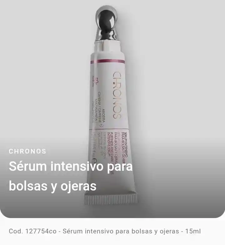 Natura - Serum Intensivo Para Bolsas Y Ojeras - Chronos