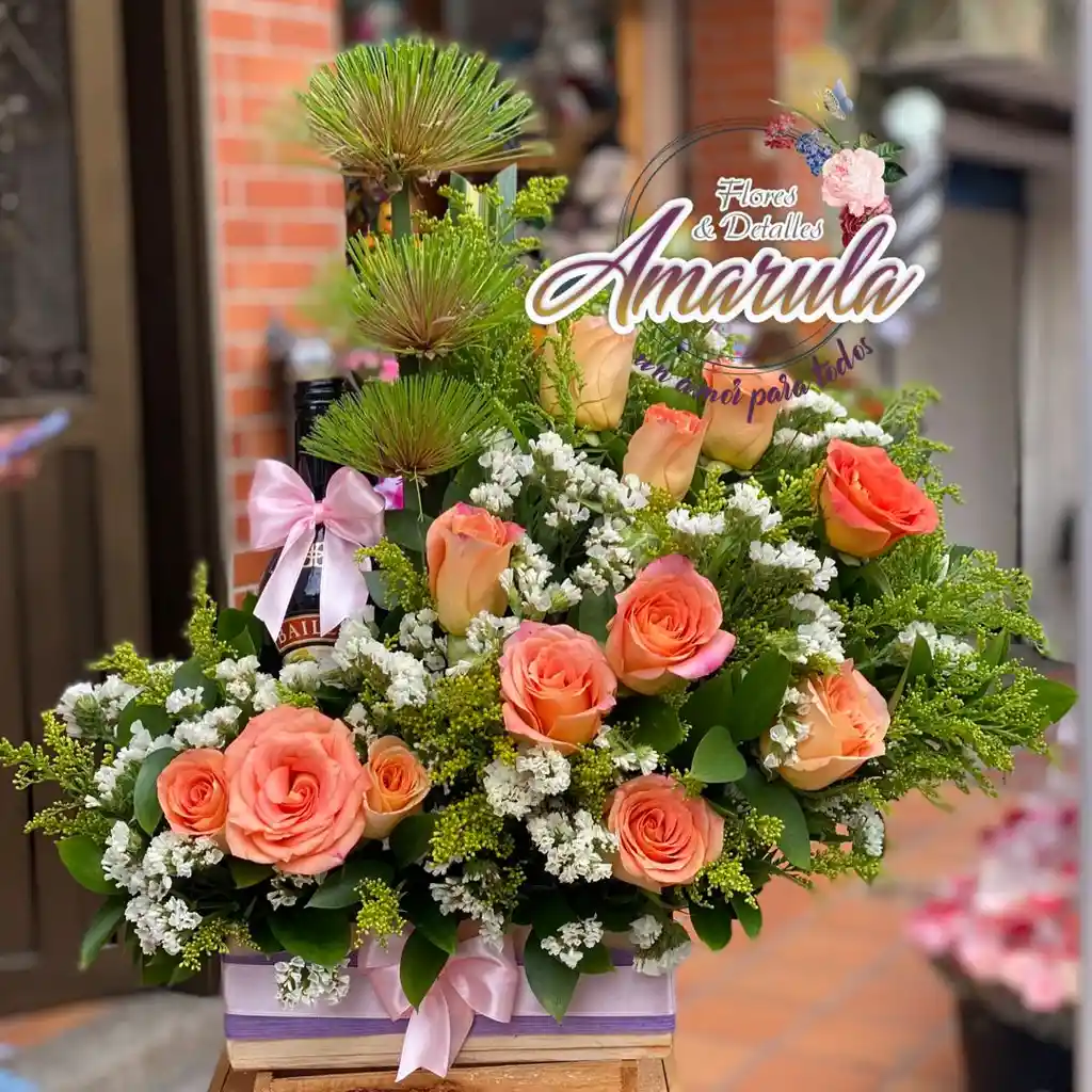 Arreglo Floral Rosa