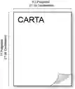Cartulina Opalina X 40 Hojas Tamaño Carta 180g A4