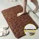 Salida Cafe Alfombra Baño Viscoelástica Suave, Antideslizante Y De Secado Rápido, Diseño Elegante.