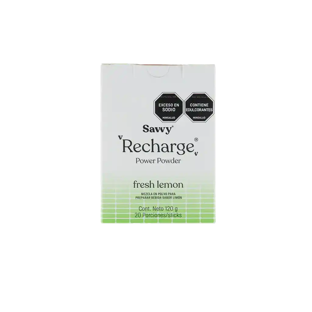 Savvy Sales Minerales | Recharge® Limón 120g