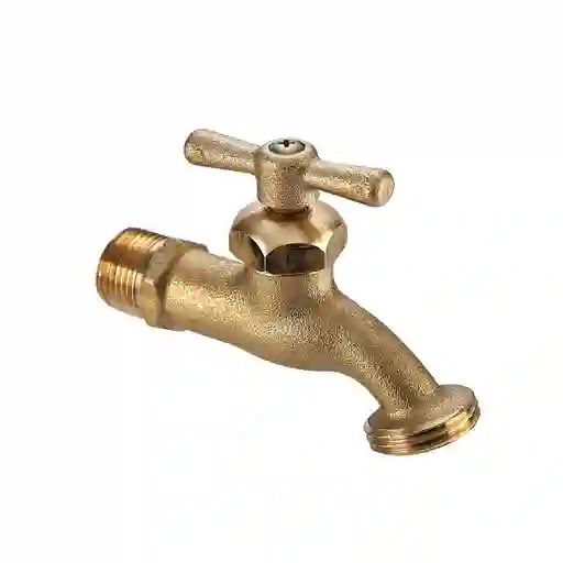 Llave Jardín 1/2 Pulgada Bronce Riego Agua