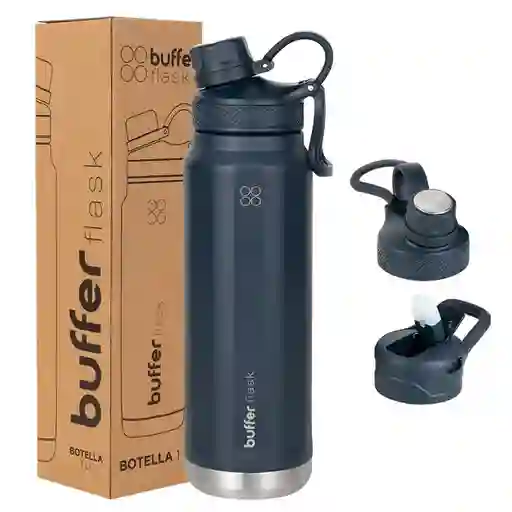 Termo Botella Termica Acero Inox Buffer 1l - Azul