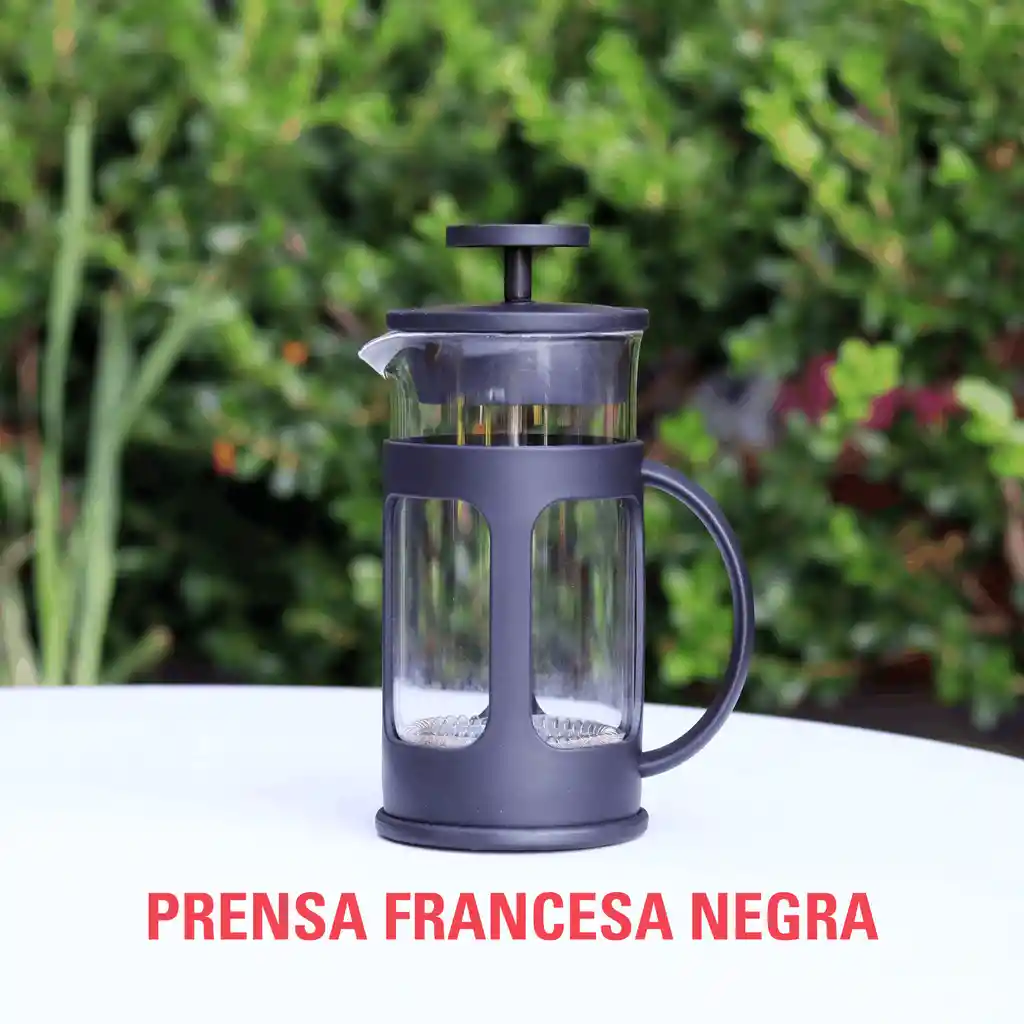 Prensa Francesa Green Bank Negra (3 Tazas - 350 Ml)