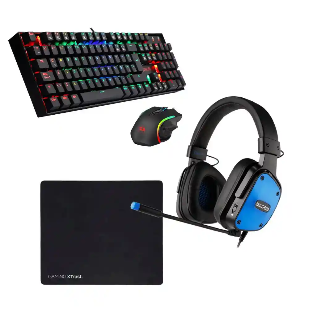 Set Completo 2en1 K551, Sades Sa-722 Y Trust Gxt Gaming