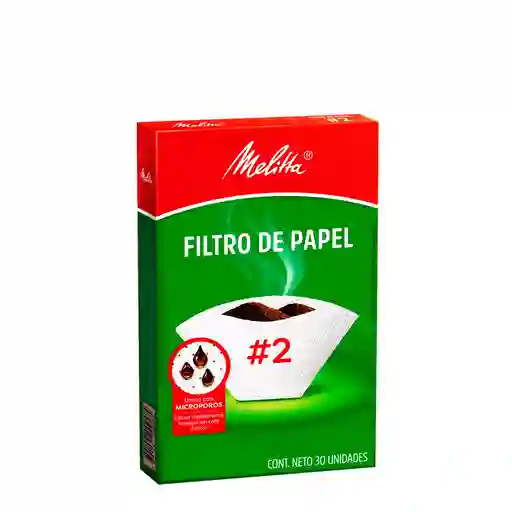 Filtros Melitta Tamaño #2 (30 Unidades)