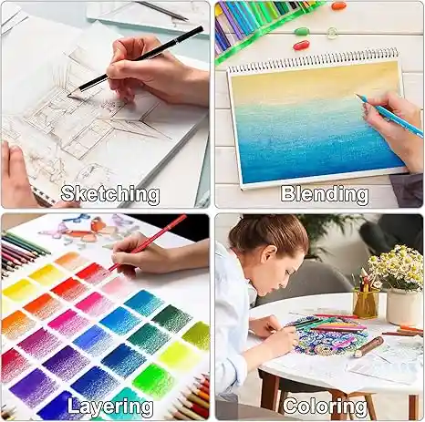 Caja De Colores Kalour – Núcleo Suave Para Dibujo Y Sombreado