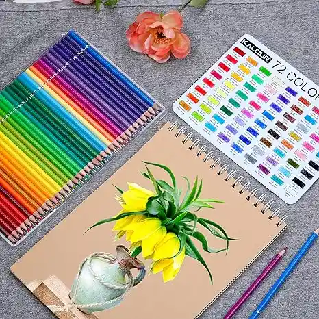 Caja De Colores Kalour – Núcleo Suave Para Dibujo Y Sombreado