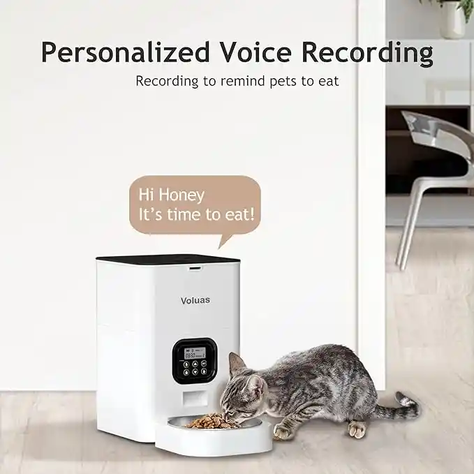 Alimentador Automatico De Mascotas Voluas