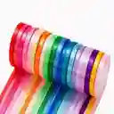 Cinta Satin Tela 0.7 X 5mt Blanca