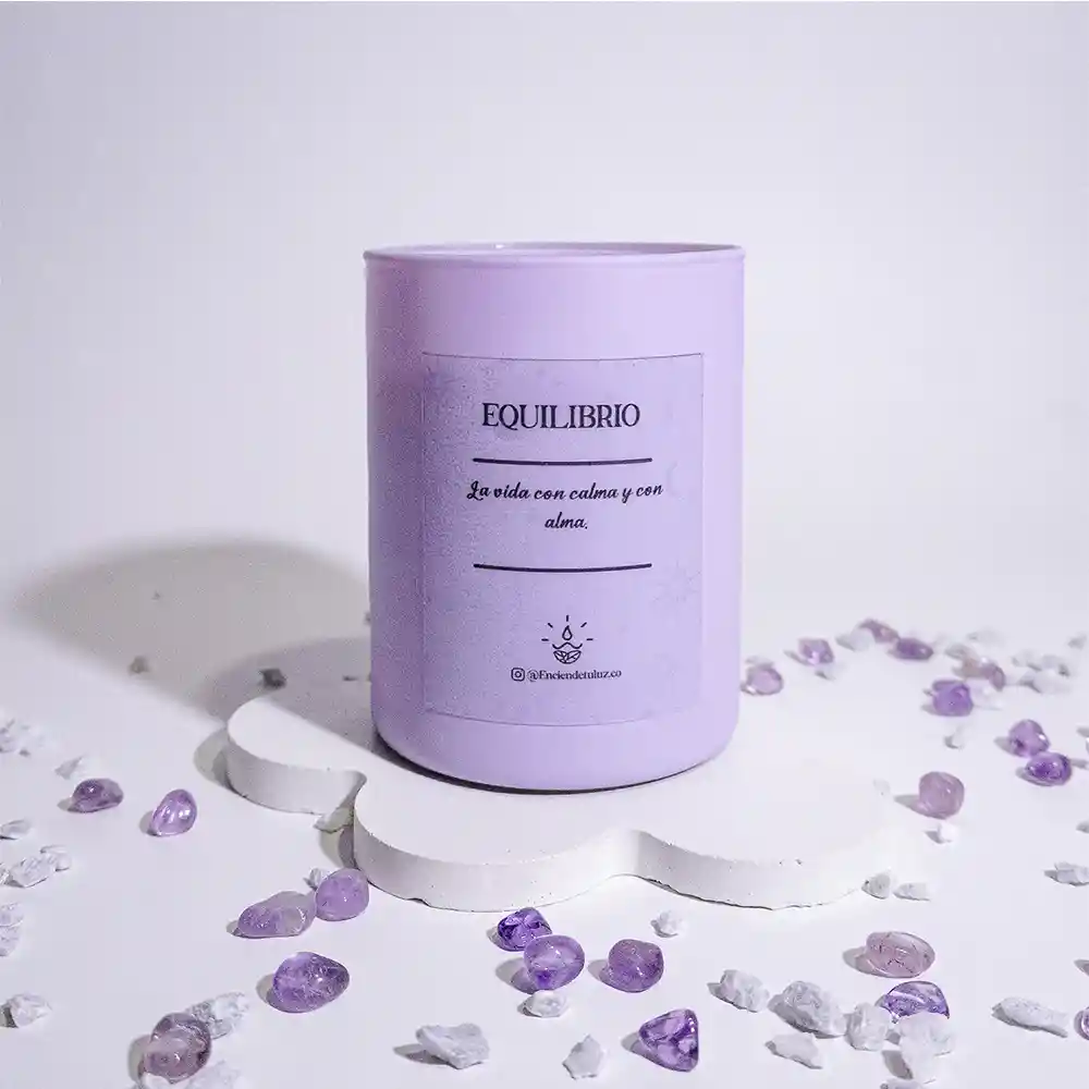 Vela Equilibrio – Calma Y Paz Interior - 280g - Día De Madres