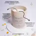 Vela Con Intención - Soy Gratitud - Cera Orgánica Cuarzo Cristal -280g - Proposito 2025