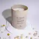 Vela Con Intención - Soy Gratitud - Cera Orgánica Cuarzo Cristal -280g - Proposito 2025