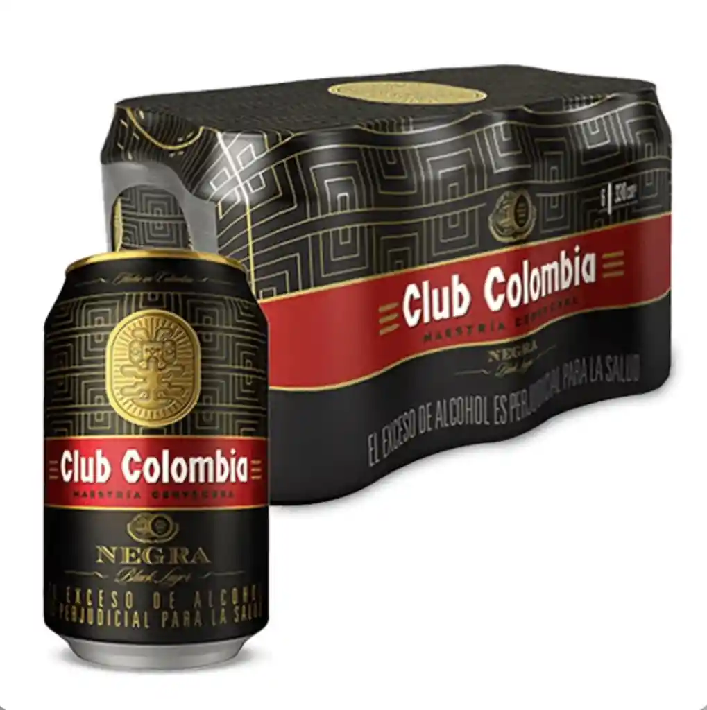 Cerveza Club Colombia Negra Six Pack 330 Ml