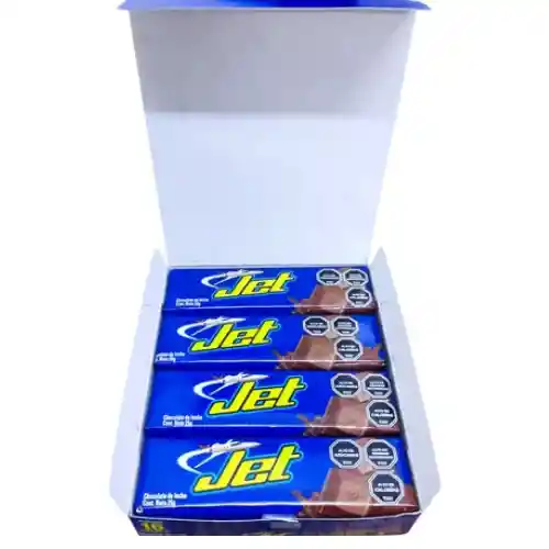 Chocolate Jet Caja 16undx25gr