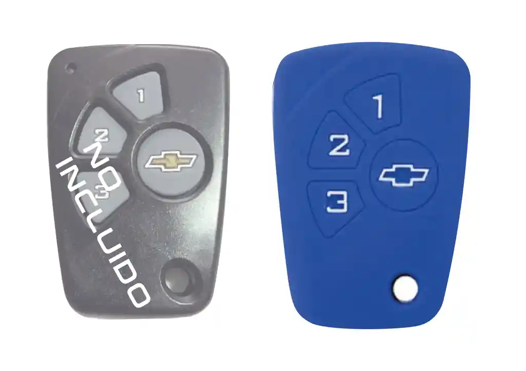 Forro Protector Control Llave Chevrolet Aveo Corsa Optra Azul