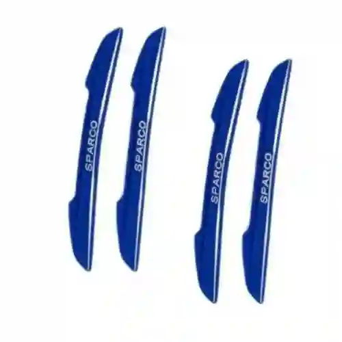 Protector En Goma Para Puertas De Carros Camioneta Adhesivo Azul