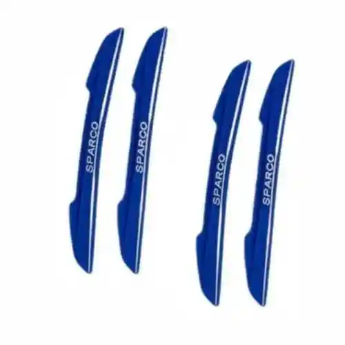 Protector En Goma Para Puertas De Carros Camioneta Adhesivo Azul