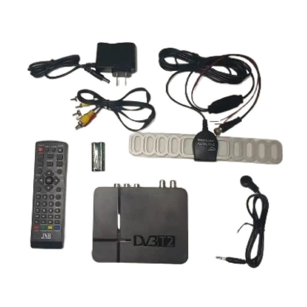 Decodificador Tdt Tv, Para Automovil, Camioneta Y Adaptador Para 110v