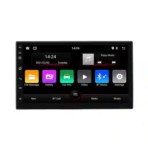 Radio Android 7pulg 2din Apple Carplay 64gb + Camara Reversa