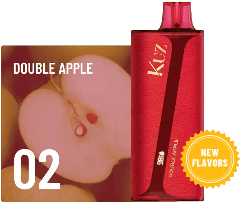 Vaporizador Kuz Dababy 9.000 Puffs Sabor Double Apple