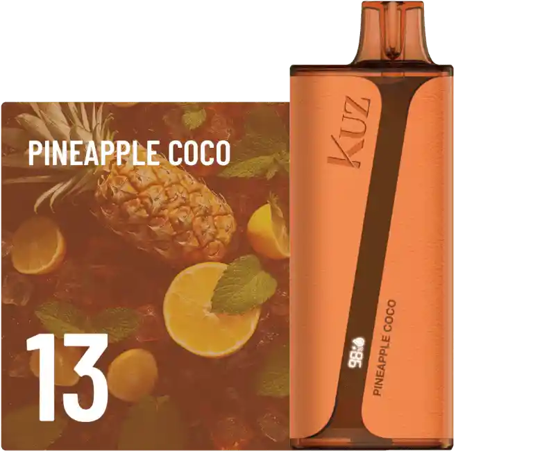 Vaporizador Kuz Dababy 9.000 Puffs Sabor Pineapple Coco