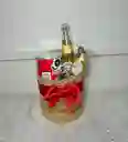 Cilindro De Lujo Mini Con Coronita, Pringles Y Chocolates Ferrero Rocher - Navidad