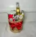 Cilindro De Lujo Mini Con Coronita, Pringles Y Chocolates Ferrero Rocher - Navidad