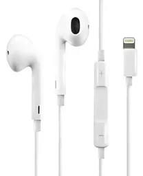 Audifonos Manos Libres Para Iphone Tipo Lightning Blancos Modelo Jq-260