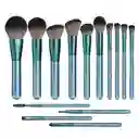 Brochas Maquillaje Profesional Bs Mall Set 14 Brochas