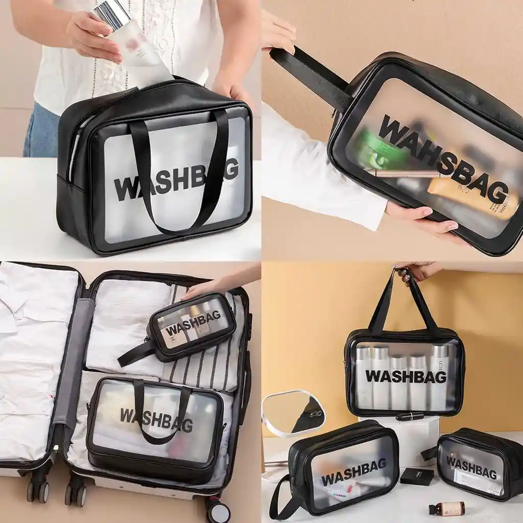 Set Cosmetiqueras Bolsos Viaje Impermeables Multifuncionales