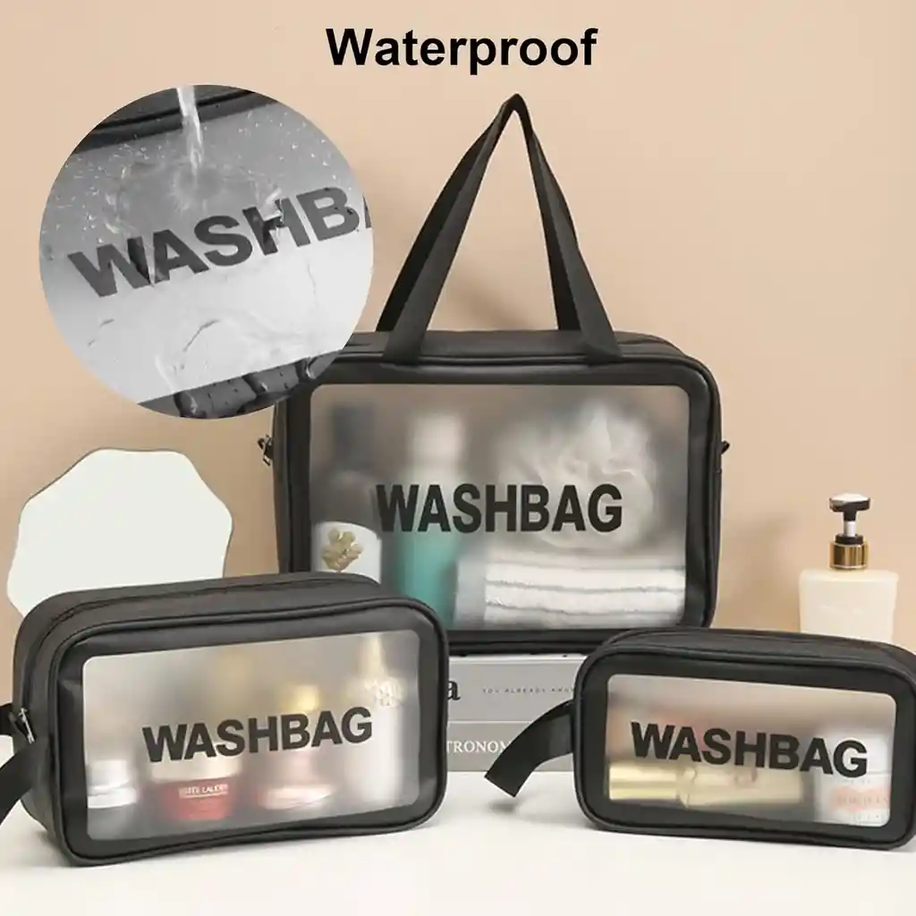 Set Cosmetiqueras Bolsos Viaje Impermeables Multifuncionales