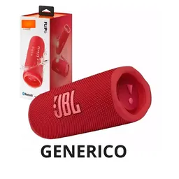 Parlante Tipo Jbl Flip 6 Portátil Con Bluetooth Waterproof Rojo Generico