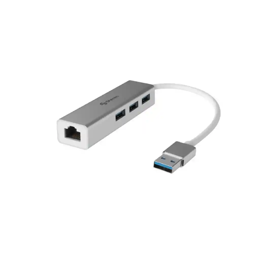 Adaptador Steren Usb Lan + Hub 506 435