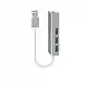 Adaptador Steren Usb Lan + Hub 506 435