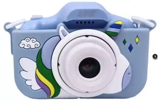 Cámara Digital Niños Fotos Vídeos Juego Unicornio