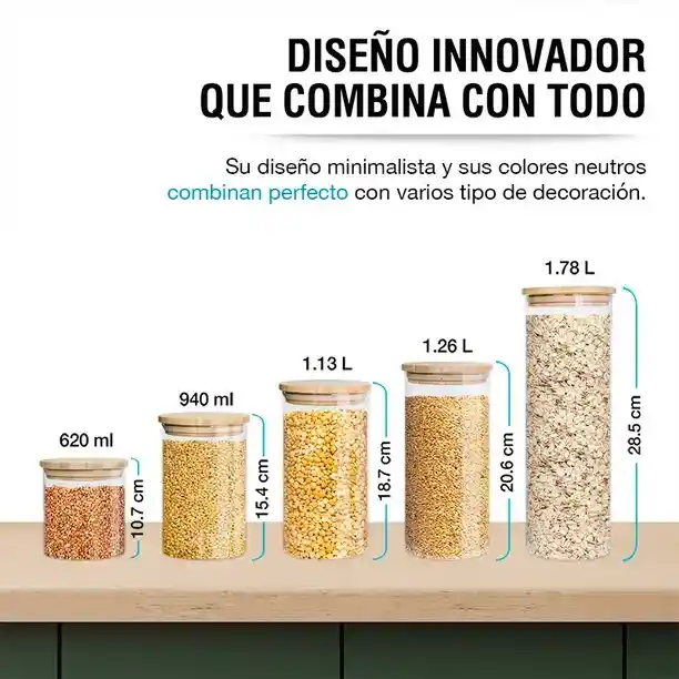 Kit Contenedores Multiusos X5