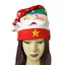 Gorro Navideño Con Luz Diseño Papá Noel Santa Claus Navidad