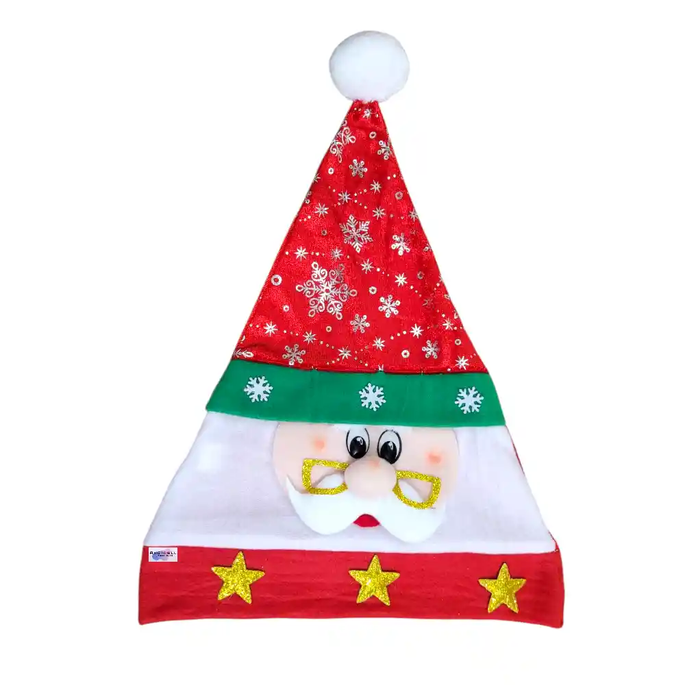 Gorro Navideño Con Luz Diseño Papá Noel Santa Claus Navidad