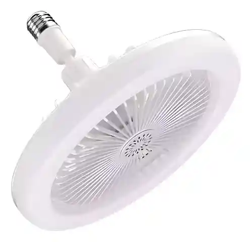 Ventilador Techo Lampara Led Control Remoto 3 Aspas Blanco