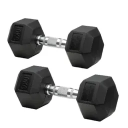 Par Mancuernas Encauchetada 10kg (hexagonal)