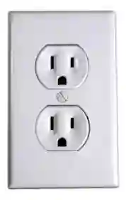 Toma Corriente Tipo Leviton Con Tapa