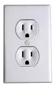 Toma Corriente Tipo Leviton Con Tapa
