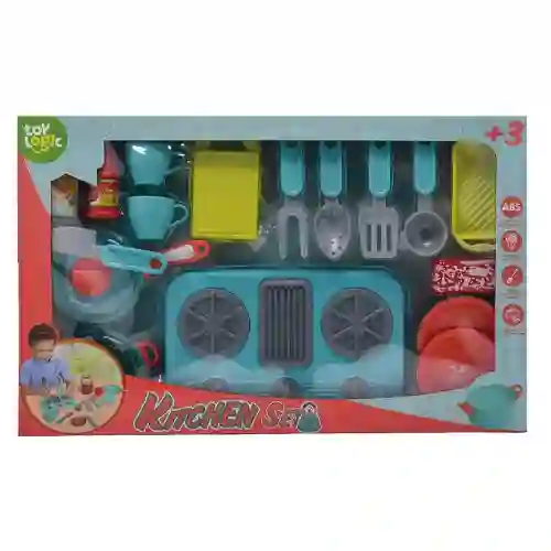 Set Vdm De Cocina Infantil Y Accesorios